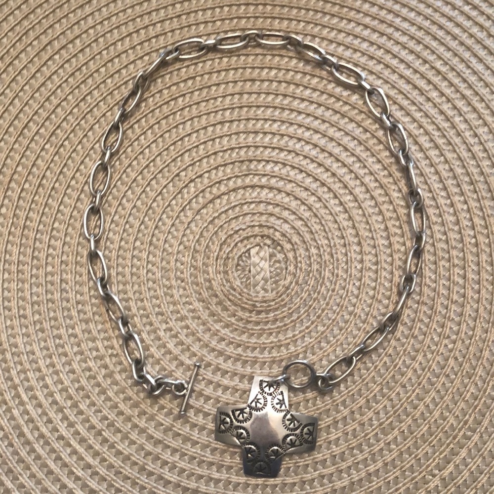 Original Silpada sterling cross necklace